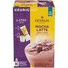 Gevalia Mocha Latte Espresso K-Cup Coffee Pods (6 Pods)