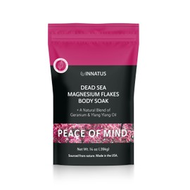 Pure Dead Sea Magnesium Flakes Clarity Soak – Relaxing & Replenishing 14oz Bath Soak – Infused with Natural Oils for Muscle Recovery (Ylang Ylang)