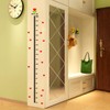 Toyvian 2 Sheets Baby Growth Height Chart, Cartoon Wall Stickers