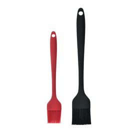 SDKZBFC 2 Stück Silikon Backpinsel, Küche Pastry Brush, Backen Silikonpinsel, Basting Gebäckbürste, BBQ Pinsel für Grillen, Gebäck, Rühren, Backen, Kochen