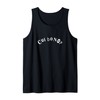 The Words Cui Bono in Punk Style Letters Tank Top