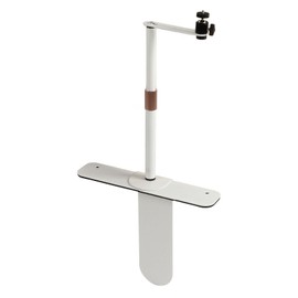 Projector Stand, 360 Degree Rotatable Projector Stand, Bedside Sofa Desk Wall Projector Holder Adjustable Laptop Floor Stand Universal Laptop Projector Stand for Home Office (White)