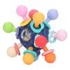 Baby Sensory Teething Toy Grasping Activities Bright Colors Silicone Soothes