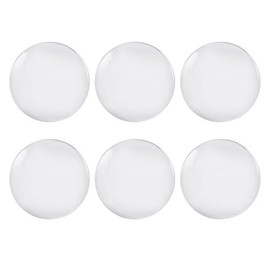 PATIKIL Door Stopper Wall Protector 1.65", 6 Pcs Self Adhesive Rubber Door Bumpers Guard Round Door Knobs Wall Shield Cushion for Furniture Door Handle Cabinet Home Office, Clear