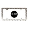 DMSE Heavy Duty Metal Diamond Plate Plated License Plate Frame