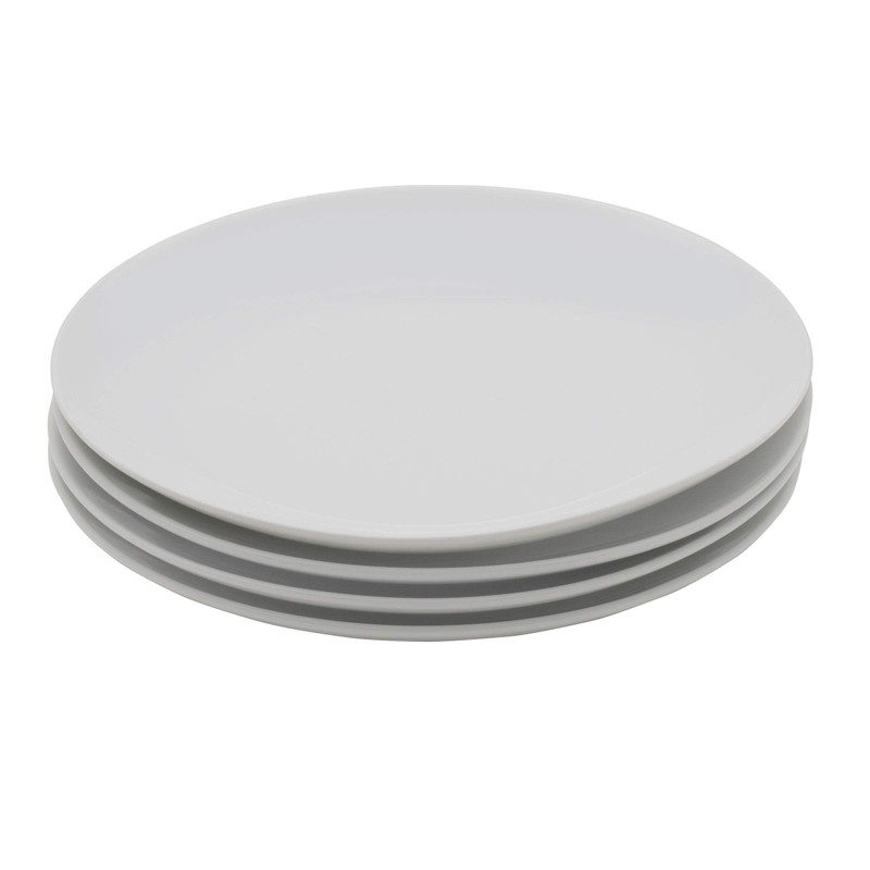 Everyday White Coupe Set of 4 Salad Plates, 7.75 inch