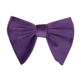 Lovacely Men's Velvet Vintage Bow Tie Tuxedo Big Bowtie XR661 Light Purple