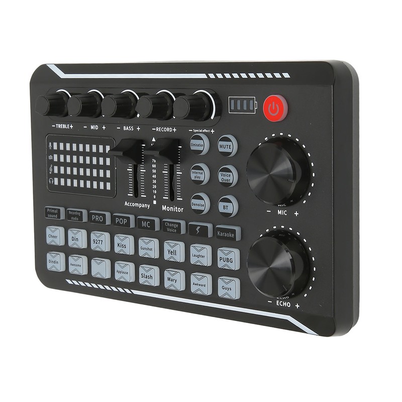 Sound Mixer Multiple Sound Effects Voice Change Live Broadcast Sound