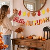 Autumn Decorations, 2Pcs Hello Autumn Banner, Harvest Festival Decorations