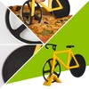 Pizza Cutter in Bicycle Design Yellow / Black 18 x