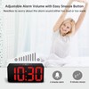 DreamSky Small Digital Alarm Clock for Bedroom, Large Big Numbers