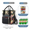 LOKASS Lunch Box for Women/Men-16L-Insulated Lunch Bag, Expandable Double-layer Leakproof