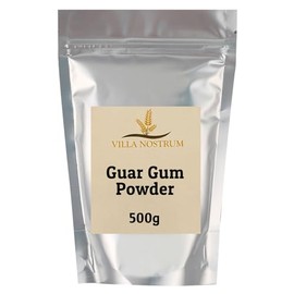 Guar Gum Powder 500g by Villa Nostrum - Food Grade Fine Powder