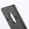 Adjustable Mounting Bracket with Slotted Hole L Shape Black Furniture