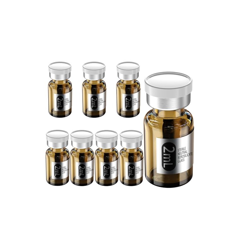 Biomed Solutions Empty Sterile Vial Sealed with Butyl Rubber Stopper