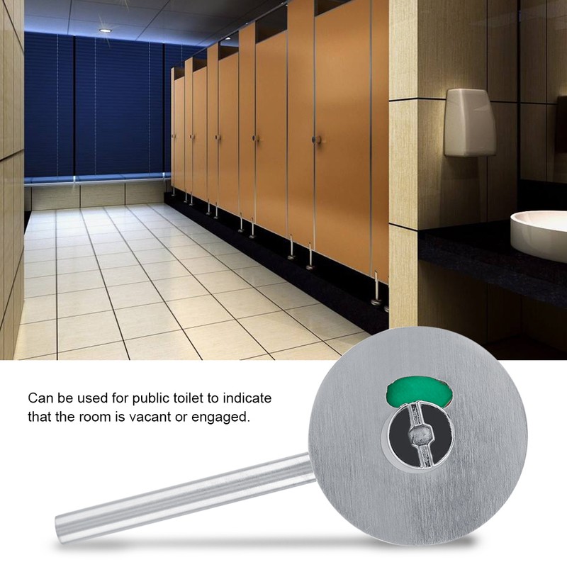 Zinc Alloy Door Lock Bolt Vacant Engaged Privacy Indicator Lock