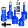 5 x Diamond Tile Drill Bits HV 10000+ Hardness, 6|6|8|10|20