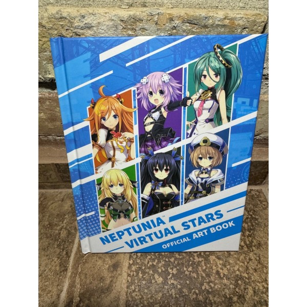 Idea Factory Neptunia Virtual Stars Hardcover Artbook NEW! OFFICIAL!