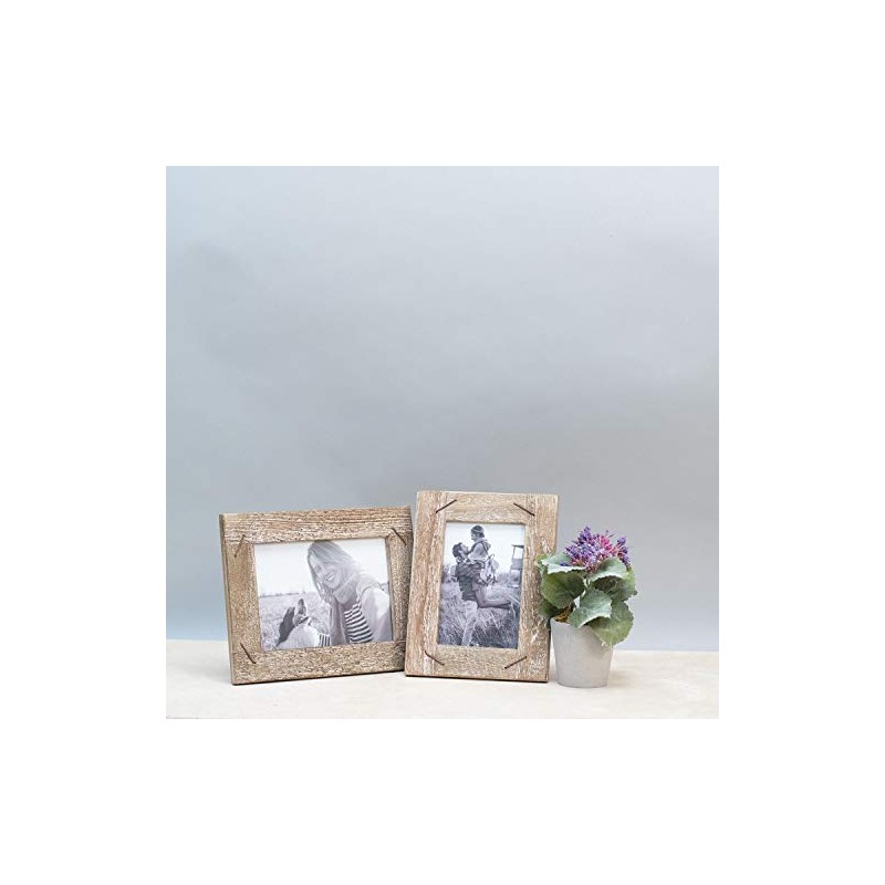 Foreside Home & Garden FFRD06215 5X7 Weathered Frame with Nail