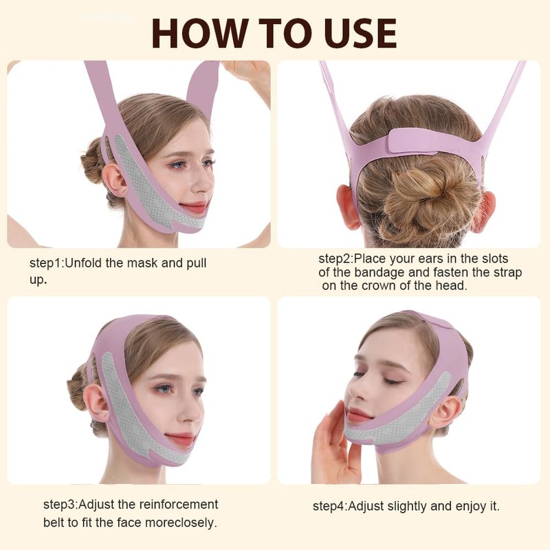 Graphene V Line Lifting Mask, Face Lifting Strap for Sleeping