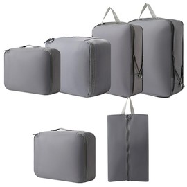 Suitcase Organiser Set 6 Pieces, Suitcase Organiser, Packing Cubes, Piece Packing Cubes for Clothes, Packing Bags for Suitcases, Lightweight Packing Bags for Suitcases, Travel Gadget & Organiser for