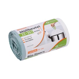 DEISS 40 x 23-30 Litre Bin Liners for Brabantia Touch Bin (Size G)