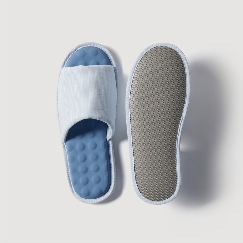 JAJU [JAJU/자주] JAJU AIR Cotton Cooling Gel Slippers_250-270_Blue