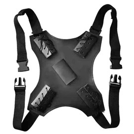 Sword Sheath Back Strap with Over The Back Harness Black