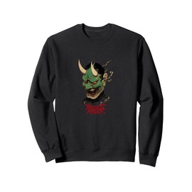 Hannya Oni Mask – Wolves Forever Dark Aesthetic Sweatshirt