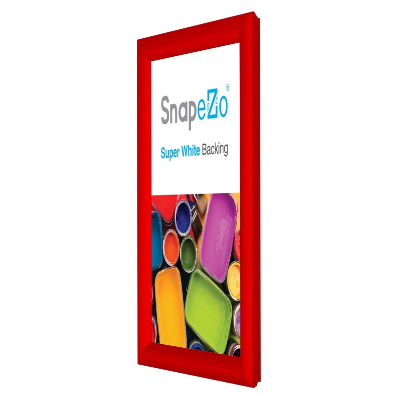 SnapeZo Red Poster Frame 8.5x14 Inches, 1.2 Inch Aluminum Profile,