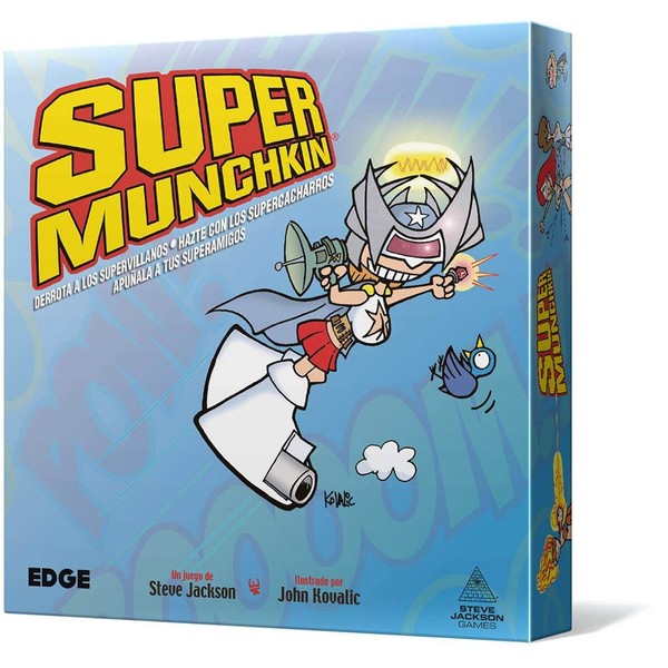 Edge Entertainment EESJSU01 Super Munchkin New Edition, Multi-Coloured