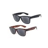 2 Pair Full Reader Sunglasses NOT BiFocals-Hard Case Included-Black/Tortoise 2.75