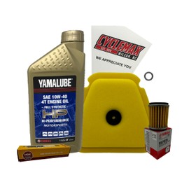 Cyclemax Full Synthetic Tune Up Kit compatible with 2022-2025 Yamaha YZ250F with Spark Plug
