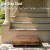 Acacia Wood Step Platform (25'' L x 16'' W x