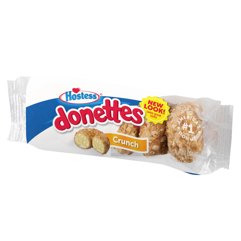 Hostess Crunch Donettes, 6 Count Bags (10 Pack)