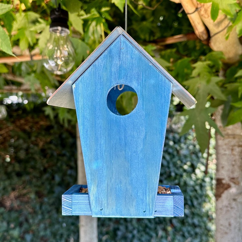 GARTENETAGE Sweden Scattered Feed Silo - Colourful Bird Feeding for