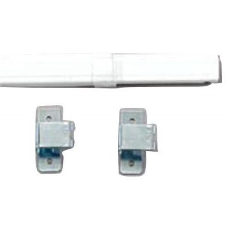 Graber Flat Lock-Seam Sash Rod (20 to 36-Inch Adjustable Width,