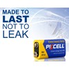 PKCELL 9V Battery Carbon Zinc for Smoke Detectors 6F22 Battery,Ultra