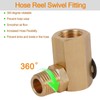 50310 Air Hose Swivel Connector Fits Most Side Winder Air