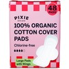 Pixie Organic Cotton Large Pads for Women - Extra Heavy