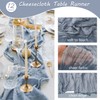 12 Pack 10Ft Cheesecloth Table Runner 35x120 Inch Boho Gauze