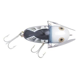 Heddon X0320BWH Tiny Crazy Crawler 1 3/4", 1/4 oz, Black Hornet