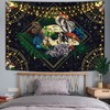 Livole Skull Wall Hanging - Colorful Plants & Starry Constellation