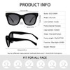 OCCI CHIARI Oversized Reader Sunglasses 2.25 for Women Reading Sunglasses