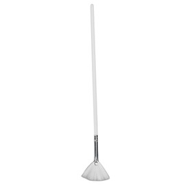 5 Pcs Fan Mask Brush Aluminum Tube Wooden Handle Fan Mask Brush DIY Skin Management Facial Makeup Acid Applicator Brush Tool