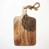 Hand Carved Mandala Chopping Board – Sustainable Mango Wood with