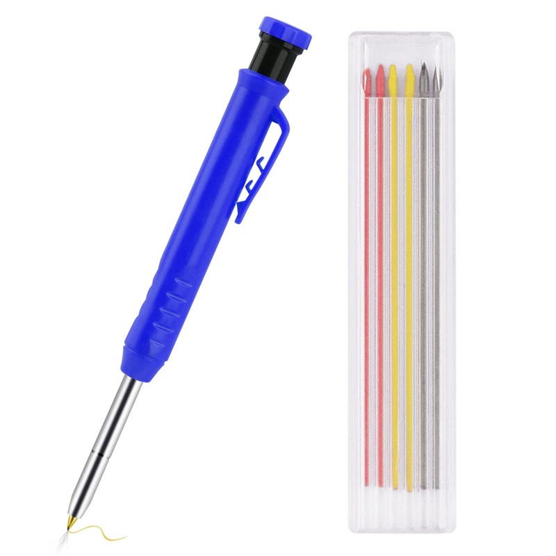 2 Pack Solid Carpenter Pencil Set for Construction with 12