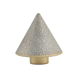 HXIN Brazed Diamond Finger Milling Bit with 5/8-11" Diamond Cone Chamfer Bit End Mill Router Bit for Dry/Wet Enlarging Shaping Hole on Porcelain Ceramic Tile Granite Marble CB0248 (1/8" to 1-7/8")