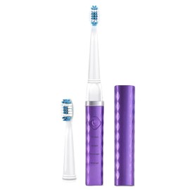Pop Sonic USB Charge Anywhere Toothbrush (Purple) | Rechargeable w/Up to 40,000 Brush Strokes/Minute-Long-Lasting Dupont Nylon Bristles - for Teens & Adults with Quadrant Pacer & Timer