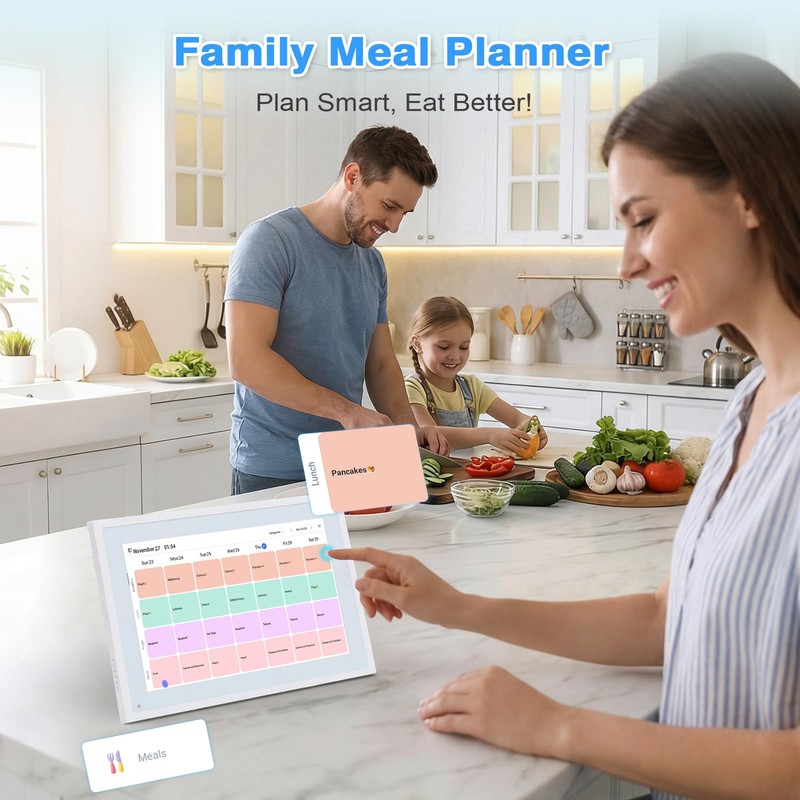 COMIX 10.1" Smart Calendar Display - Digital Family Wall Planner